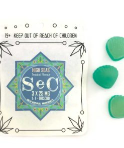 Products by SeC - High Seas 1:1 CBD/THC Gummies 75mg/75mg