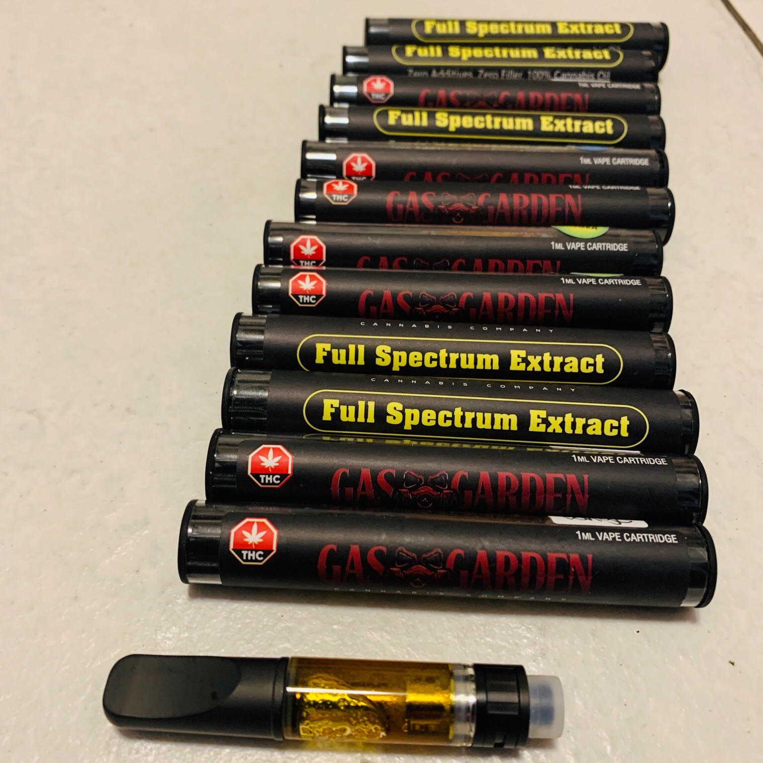 Gas Garden Full Spectrum Diamonds Vape Cartridges (1 Gram)