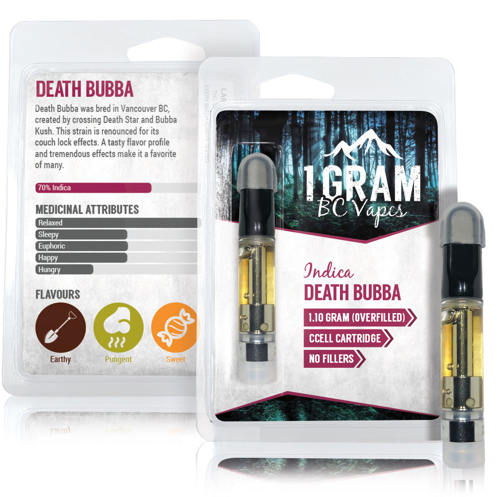 1 Gram BC Vapes - Distillate Vape Carts - Image 2