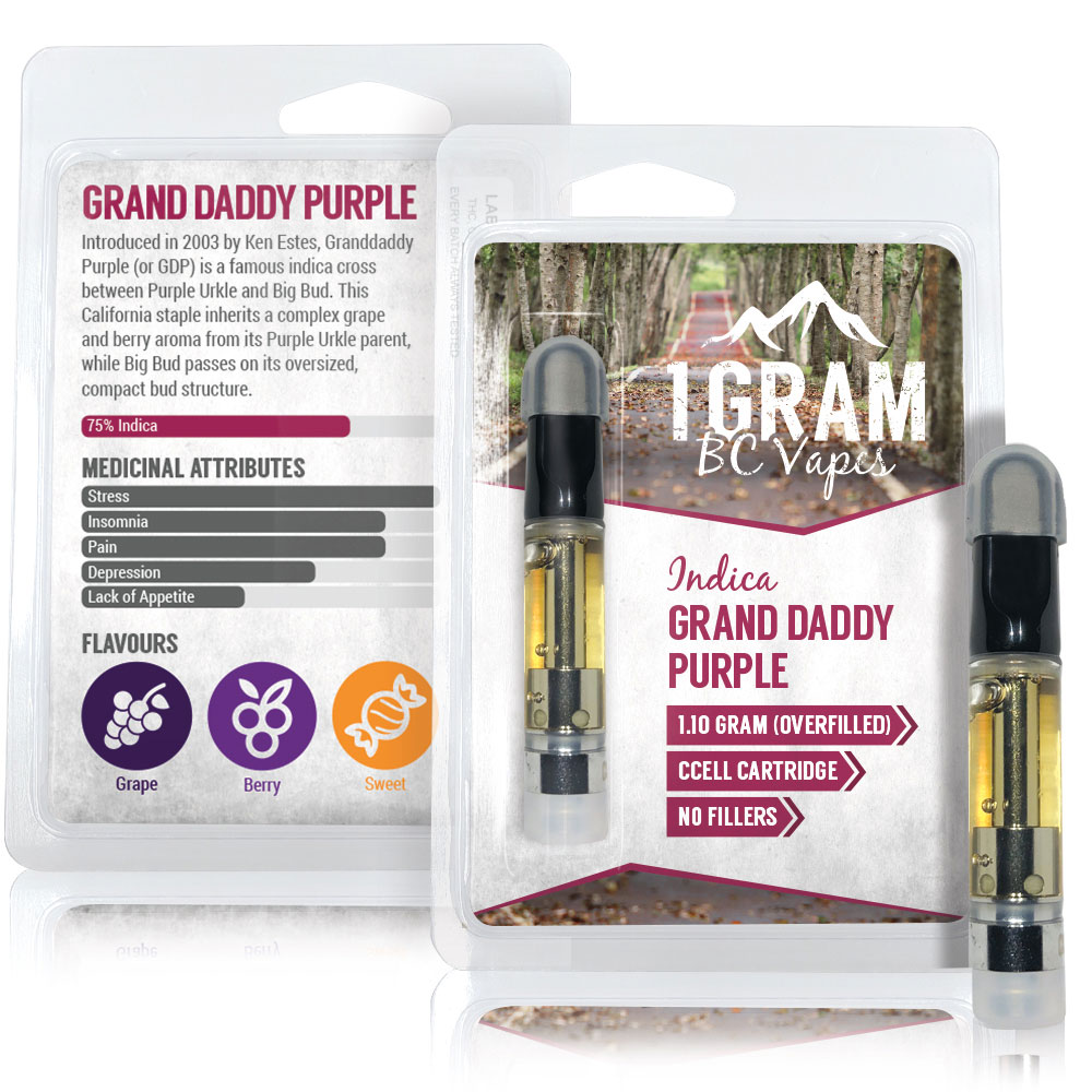 1 Gram BC Vapes - Distillate Vape Carts - Image 3