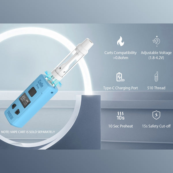 Yocan Kodo Pro Variable Voltage Vape Battery (400mAH) - Image 3